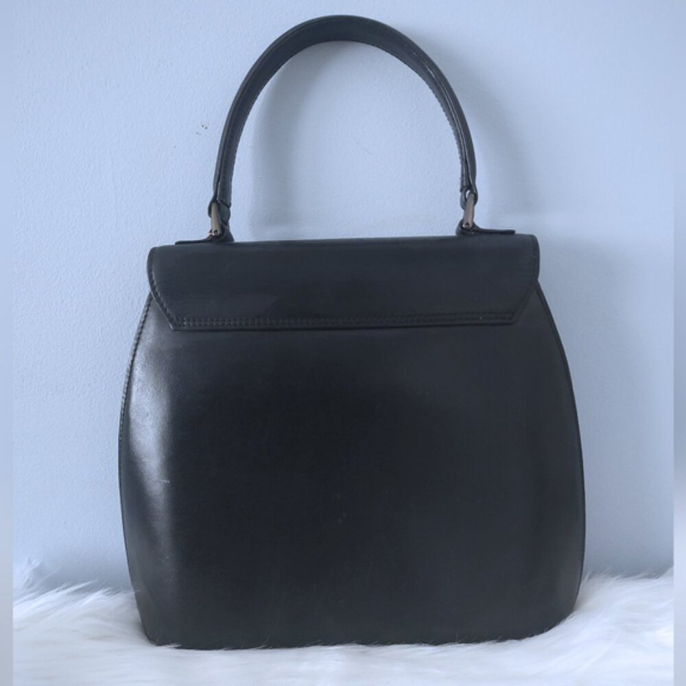 Givenchy Black Leather Structured Top-Handle Shoulder Bag - Picture 7 of 7